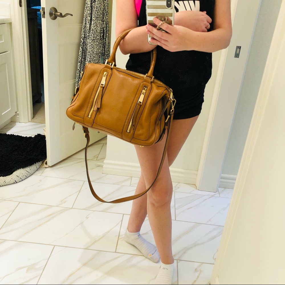 Michael Kors Julia Leather Convertible Handbag